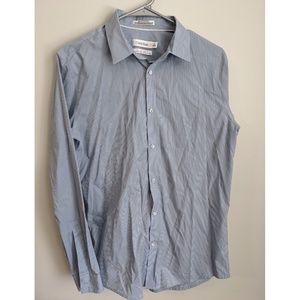 Calvin Klein blue button up